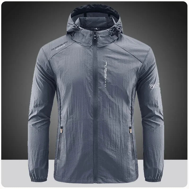 Leon | Men's Rain Jacket Lightweight Water-Repellent Breathable Fit 0