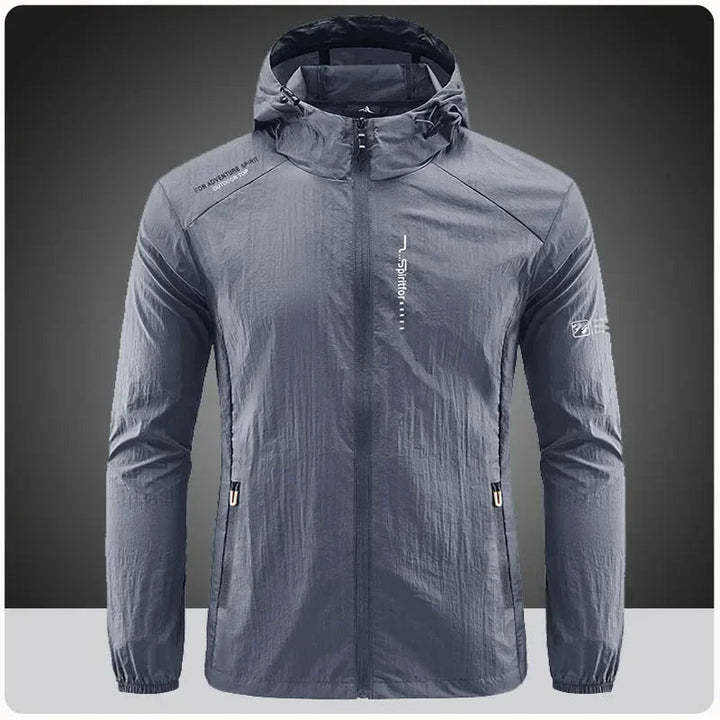 Leon | Men's Rain Jacket Lightweight Water-Repellent Breathable Fit 0