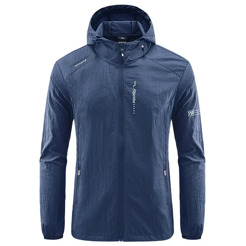 Leon | Men's Rain Jacket Lightweight Water-Repellent Breathable Fit 4