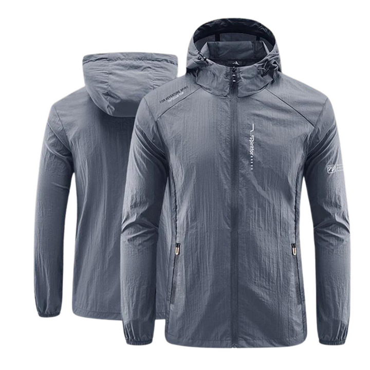 Leon | Men's Rain Jacket Lightweight Water-Repellent Breathable Fit 6