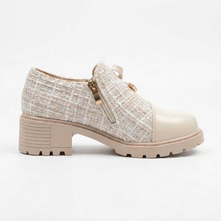 Leona | Elegant Low-Heel Mesh Occasion Pumps 0