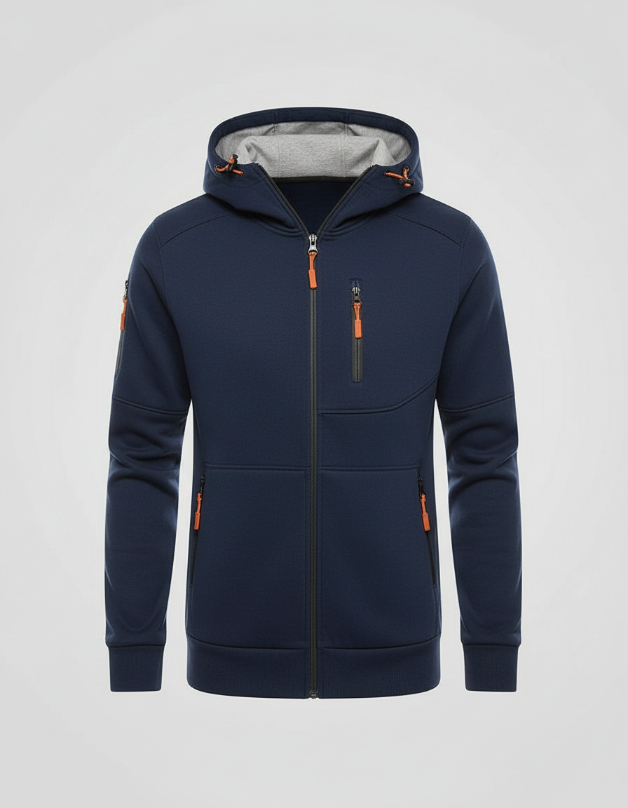 Liam | Comfortable & Stylish Men’s Zip-Up Hoodie 10