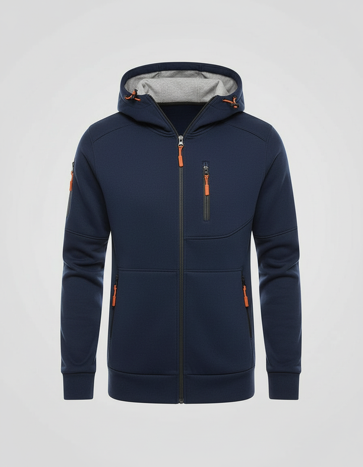 Liam | Comfortable & Stylish Men’s Zip-Up Hoodie 10
