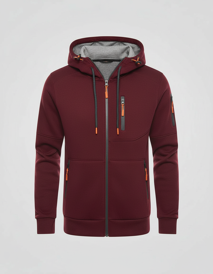Liam | Comfortable & Stylish Men’s Zip-Up Hoodie 12