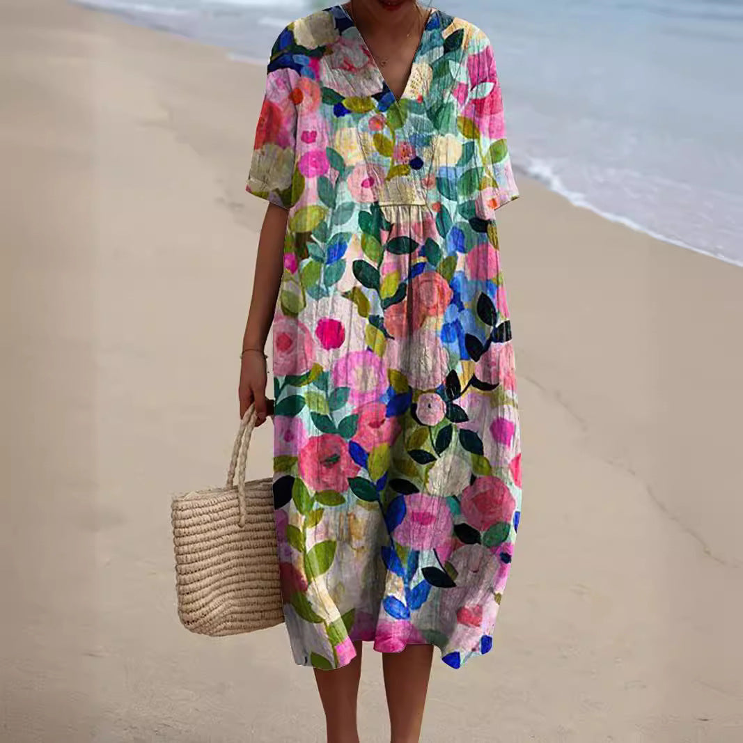 Lily | Floral Women’s Summer Dress 0