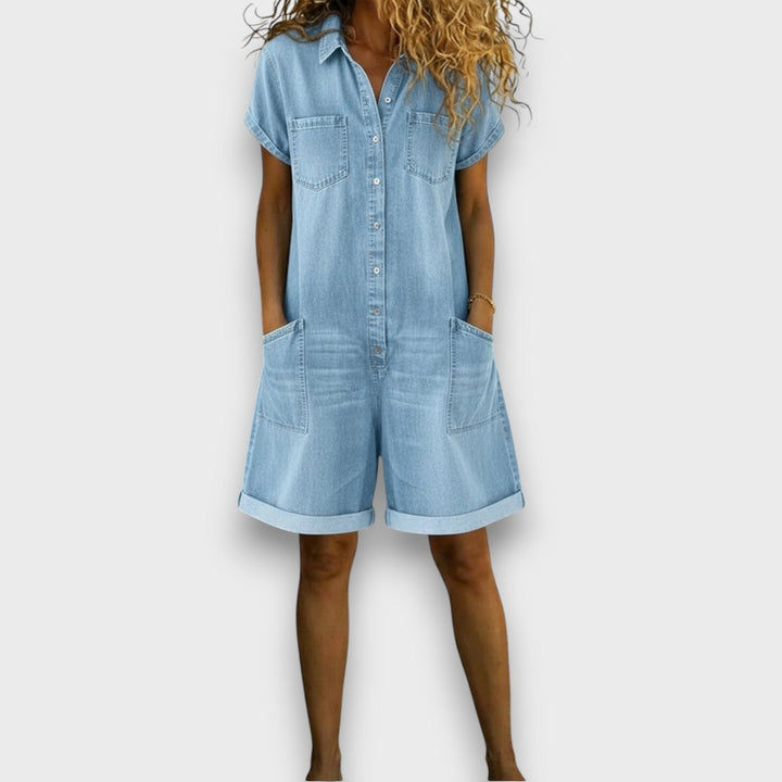 Lily | Soft & Stylish Women's Denim Overalls 5