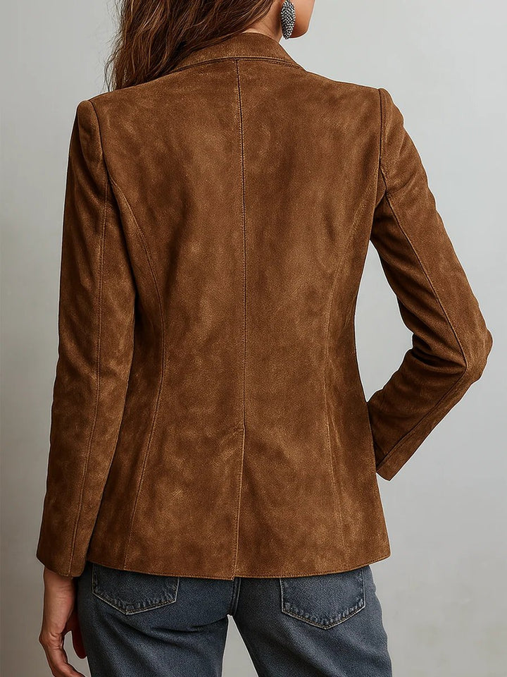 Lily | Sophisticated Tailored Faux Suede Blazer for Versatile Styling 2