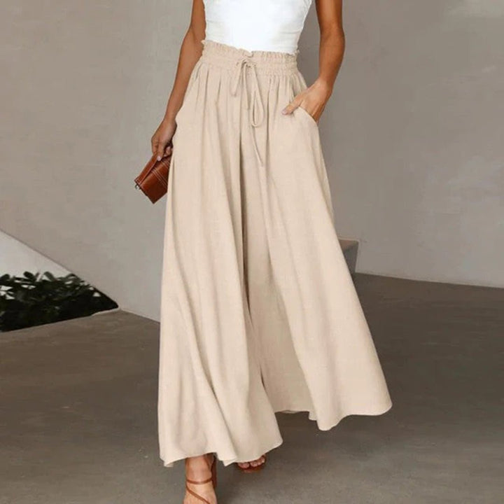 Linda | Elegant High-Waisted Wide Leg Palazzo Pants 6