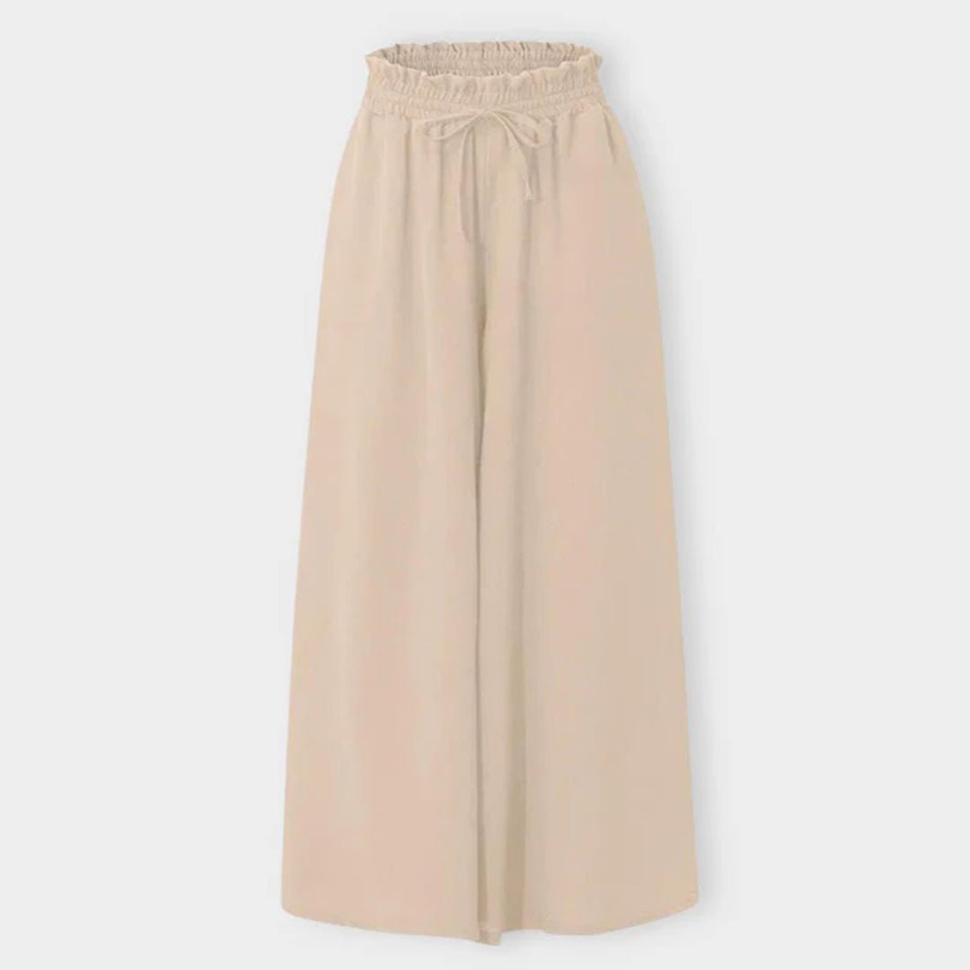 Linda | Elegant High-Waisted Wide Leg Palazzo Pants 7