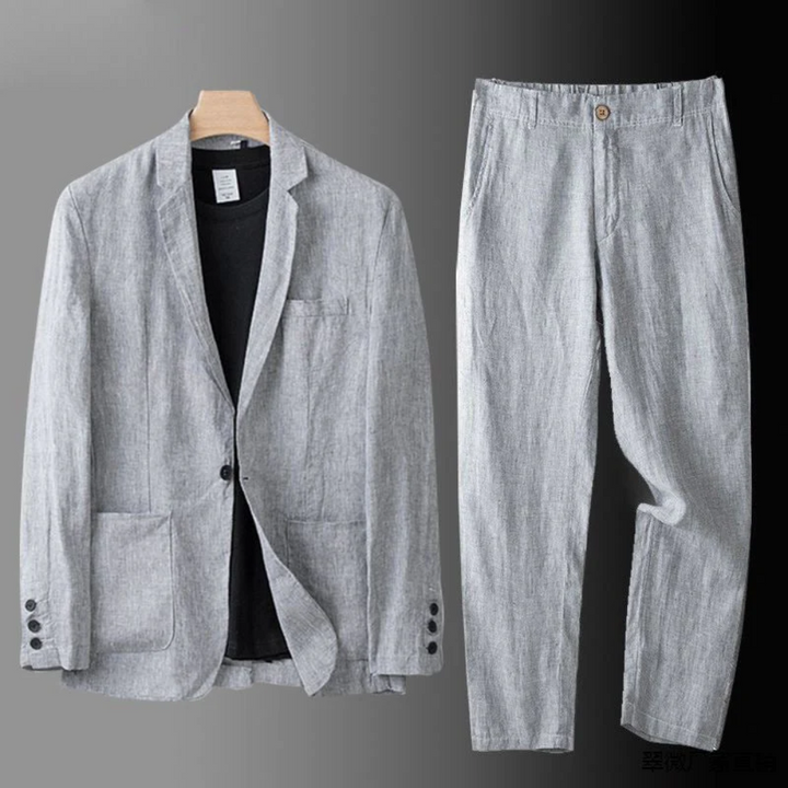 Lino | Lightweight Tailored Men's Linen Set 4