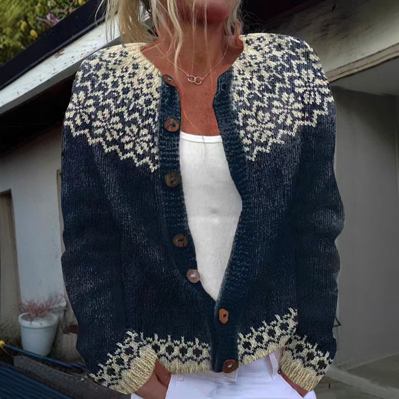Liora | Cozy And Stylish Chunky Knit Cardigan 1