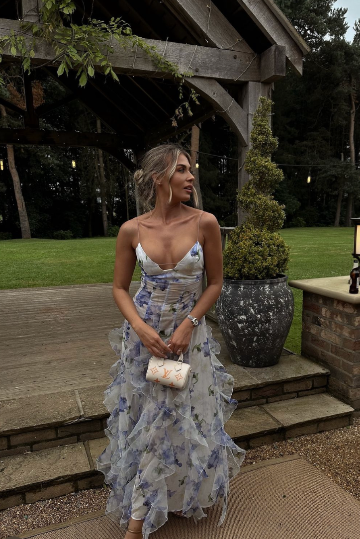 Liora | Floral Maxi Dress Wedding Guest Elegant Summer Style 5