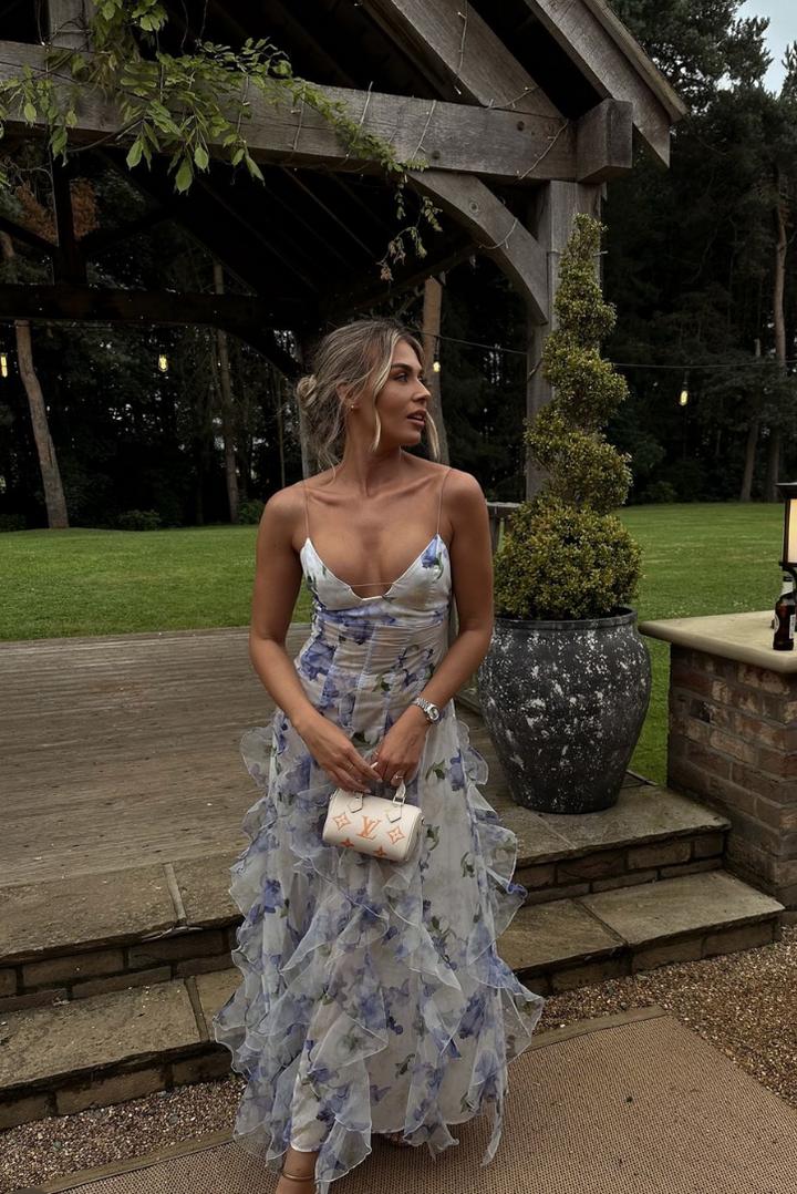 Liora | Floral Maxi Dress Wedding Guest Elegant Summer Style 5