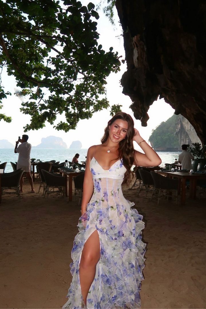 Liora | Floral Maxi Dress Wedding Guest Elegant Summer Style 6