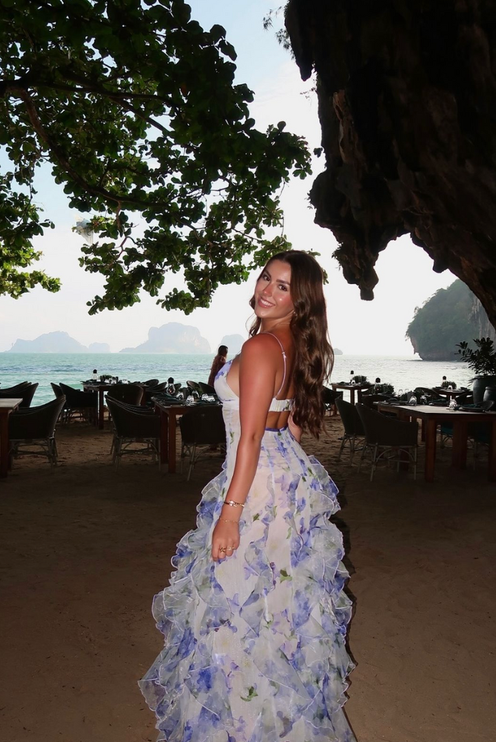Liora | Floral Maxi Dress Wedding Guest Elegant Summer Style 7