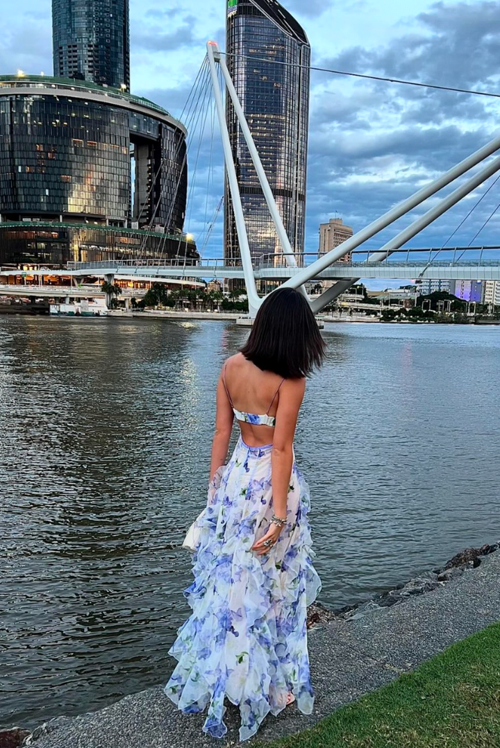 Liora | Floral Maxi Dress Wedding Guest Elegant Summer Style 8