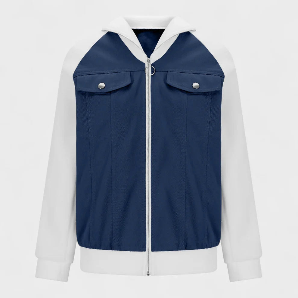 Liora | Warm Denim Sherpa Jacket for Women 1