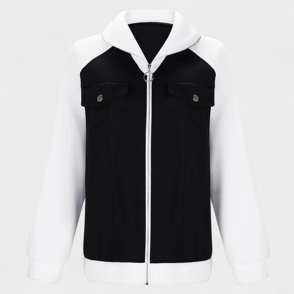 Liora | Warm Denim Sherpa Jacket for Women 5