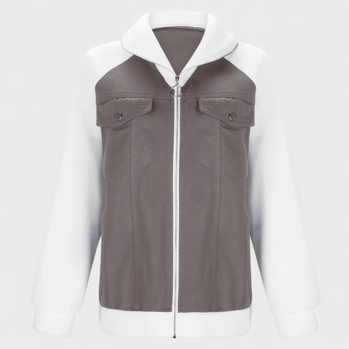 Liora | Warm Denim Sherpa Jacket for Women 7