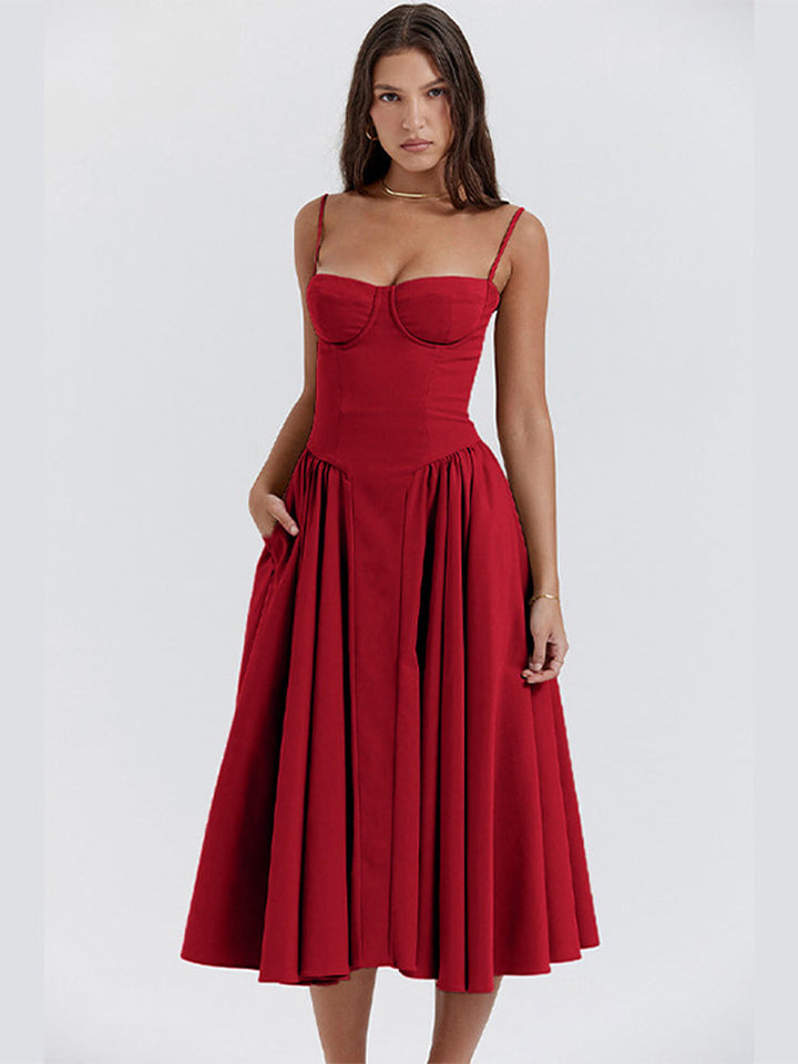Liora | White Midi Dress – Elegant, Flattering & Versatile for Every Occasion 7