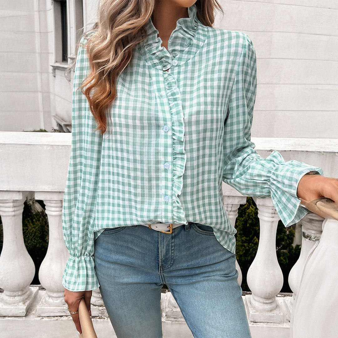 Liora | Women's Blouse – Elegant, Comfortable & Versatile Long Sleeve Top 0