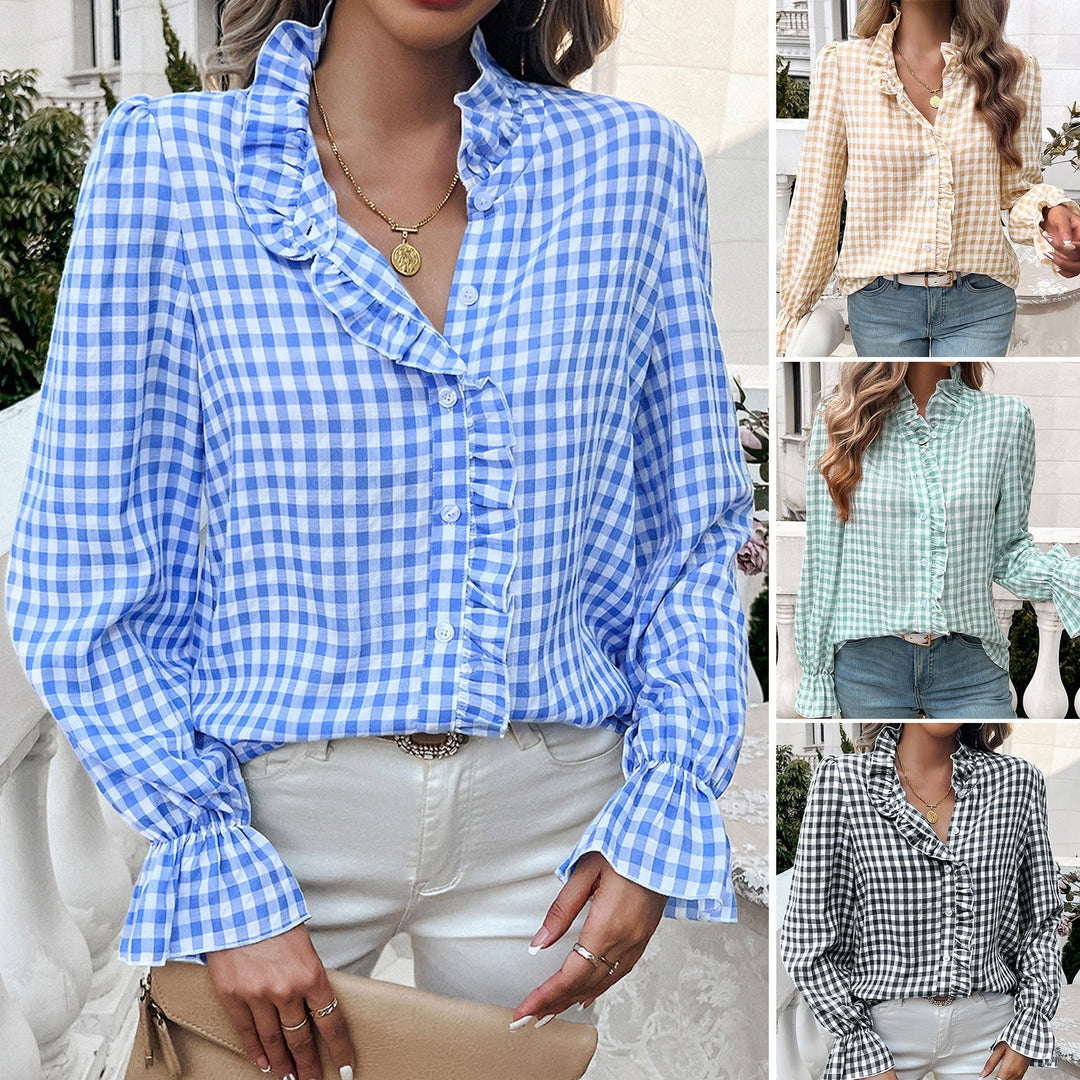 Liora | Women's Blouse – Elegant, Comfortable & Versatile Long Sleeve Top 1