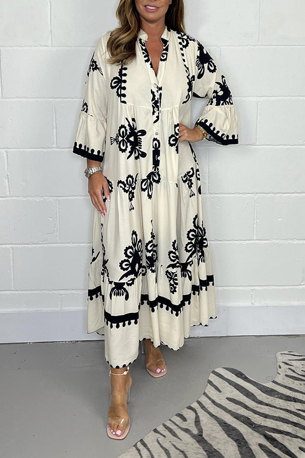 Livia | Elegant Floral Maxi Dress for Women 1