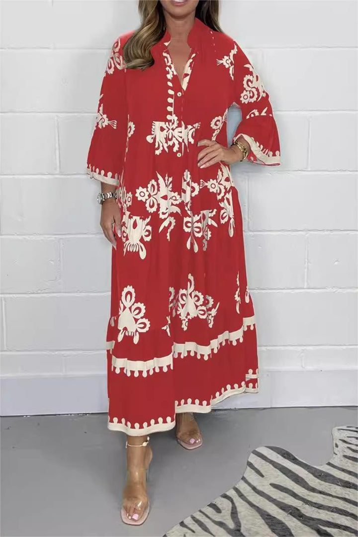 Livia | Elegant Floral Maxi Dress for Women 3