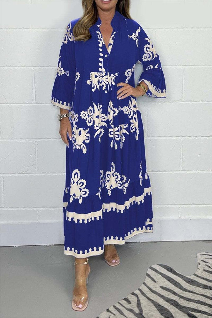 Livia | Elegant Floral Maxi Dress for Women 4