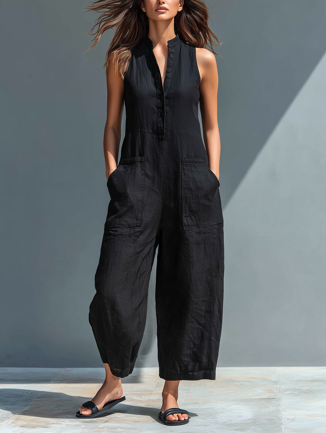 Livia | Elegant Sleeveless Women's Jumpsuit 1