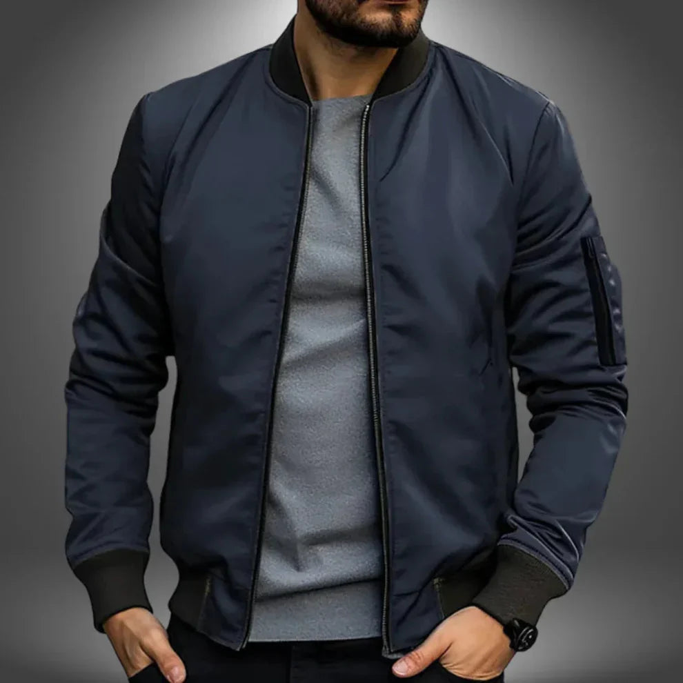 Logan | Lightweight Men’s Windbreaker Bomber Jacket 0