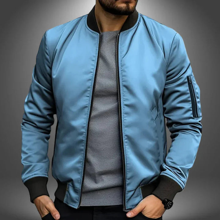 Logan | Lightweight Men’s Windbreaker Bomber Jacket 3