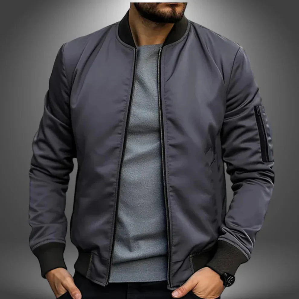 Logan | Lightweight Men’s Windbreaker Bomber Jacket 6