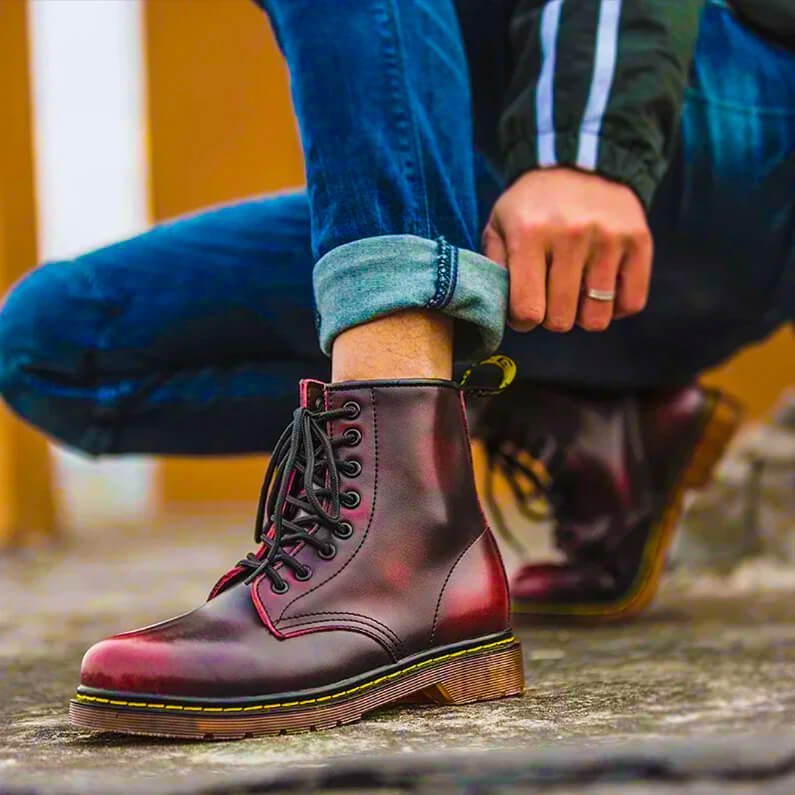 Logan | Vintage Genuine Leather Lace-Up Boots 4