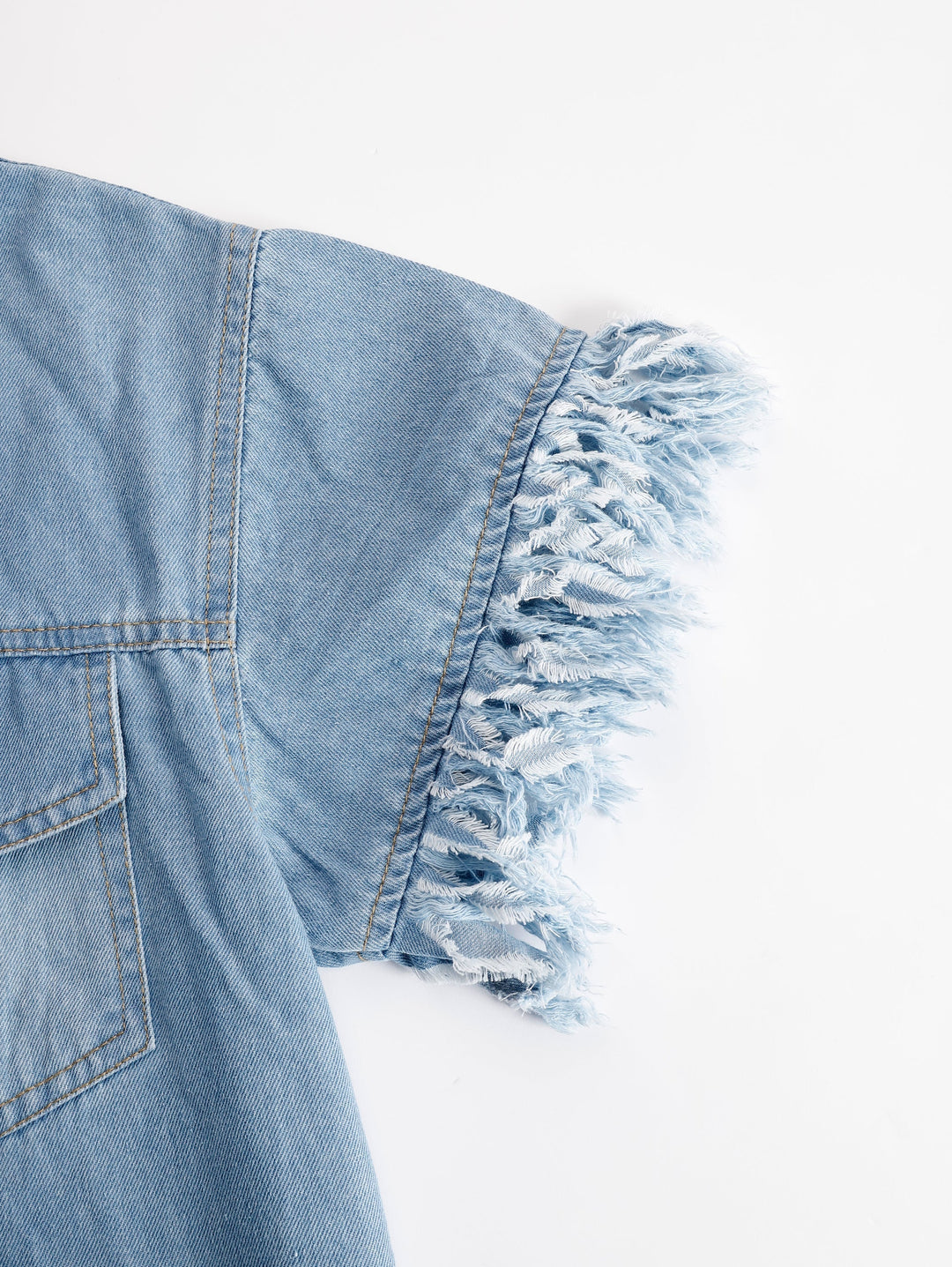Lola | Tailored And Sophisticated Collared Fringe Mini Dress 4