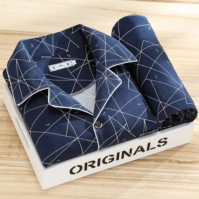 Luca | Men’s Pajama Set – Comfortable, Stylish & Breathable Cotton 10