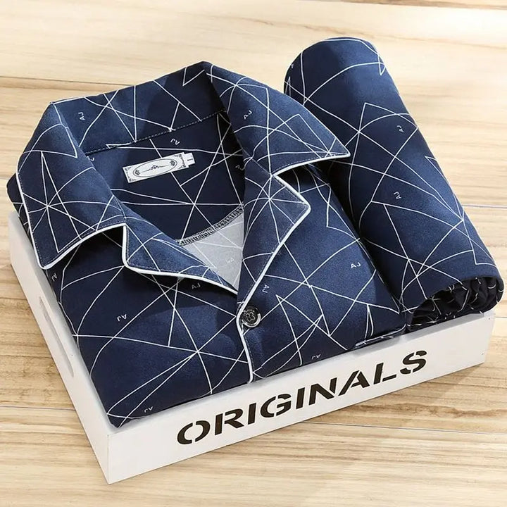 Luca | Men’s Pajama Set – Comfortable, Stylish & Breathable Cotton 10