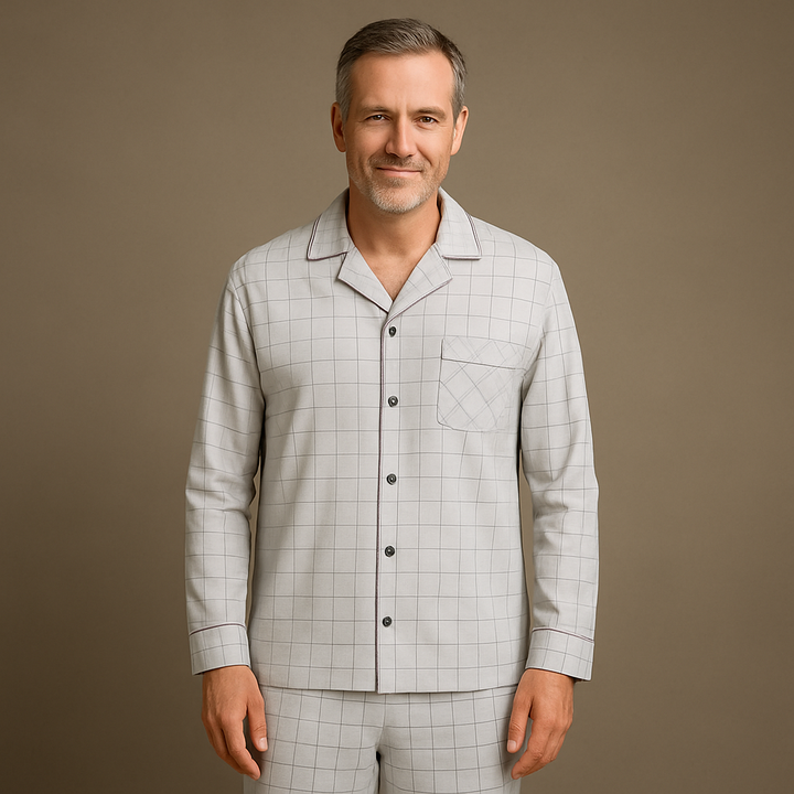Luca | Men’s Pajama Set – Comfortable, Stylish & Breathable Cotton 3