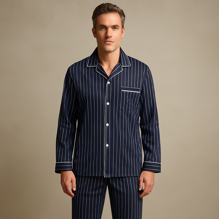 Luca | Men’s Pajama Set – Comfortable, Stylish & Breathable Cotton 4