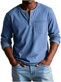 Max | Men's Long-Sleeved Henley Shirt