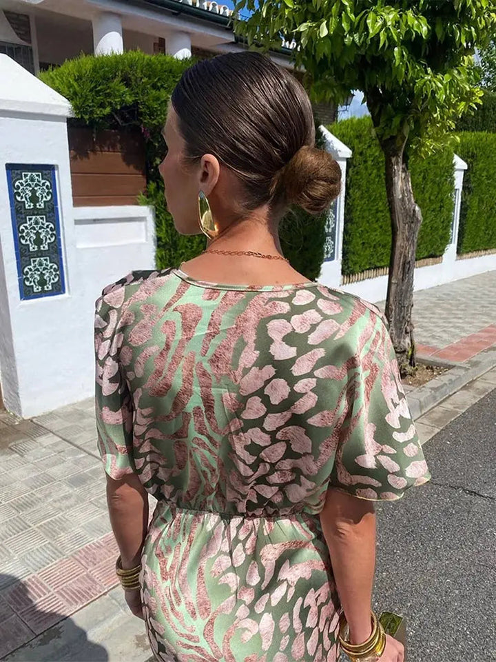 LunaBelle | Elegant Twisted Knot Women's Dress for Wedding Guests 4