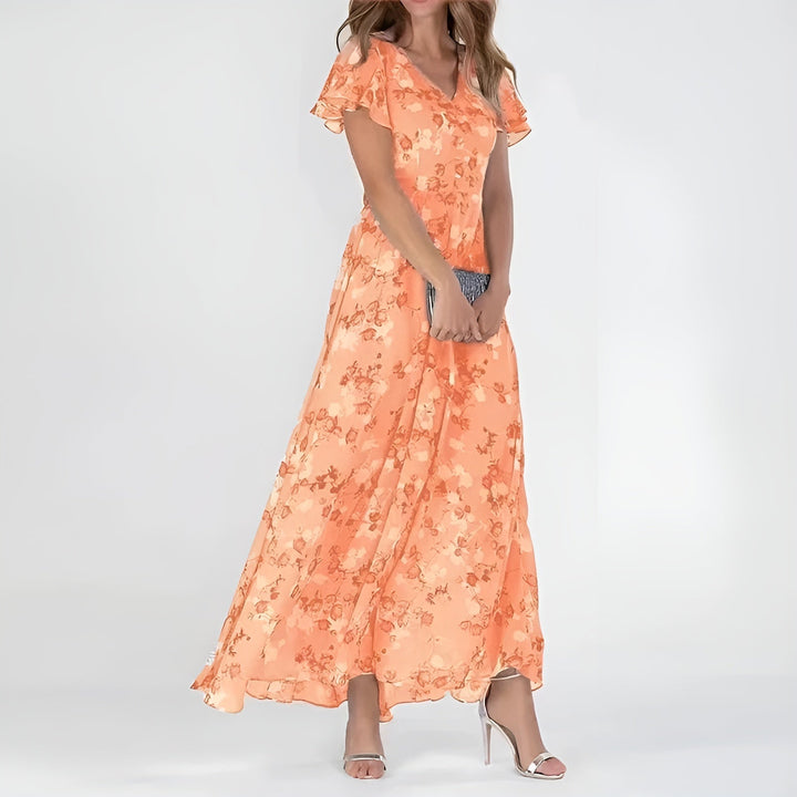 Luna Belle | Elegant Floral Women's Maxi Dress 0