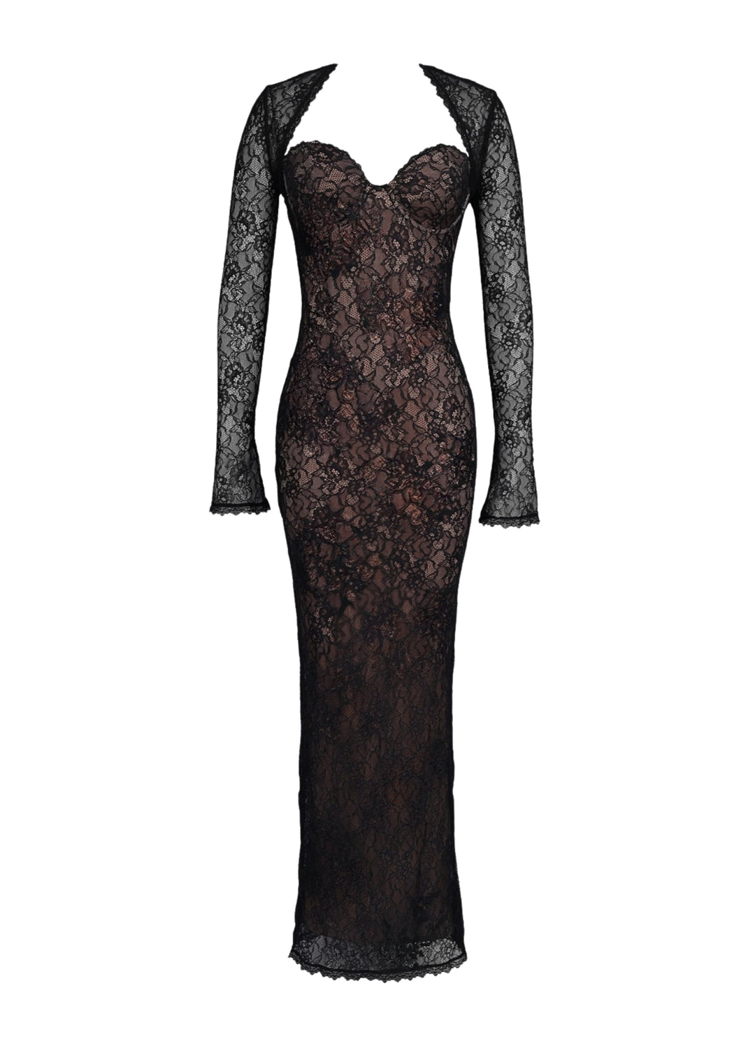 Luna Luxe | Elegant Black Maxi Dress for Women 0