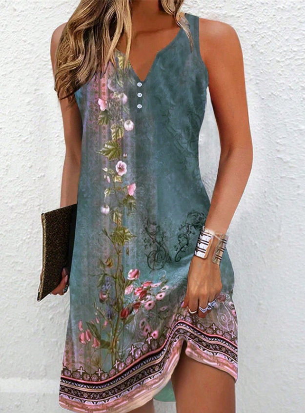 Luna | Colorful and flattering summer dress 7
