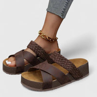 Avery | Bequeme orthopädische Plateausandalen