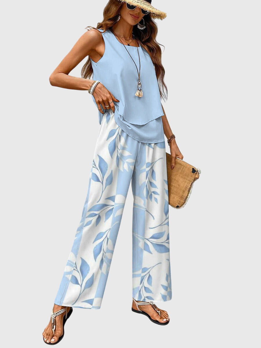 Luna | Elegant And Breathable Summer Two Piece Set 1