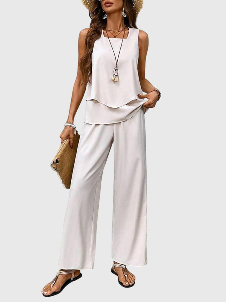 Luna | Elegant And Breathable Summer Two Piece Set 4