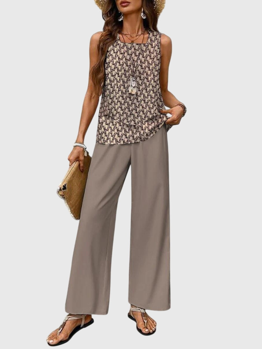 Luna | Elegant And Breathable Summer Two Piece Set 5