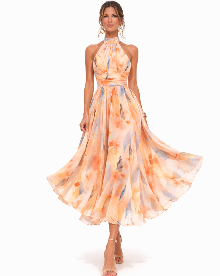 Luna | Elegant Floral Maxi Dress for Women 1
