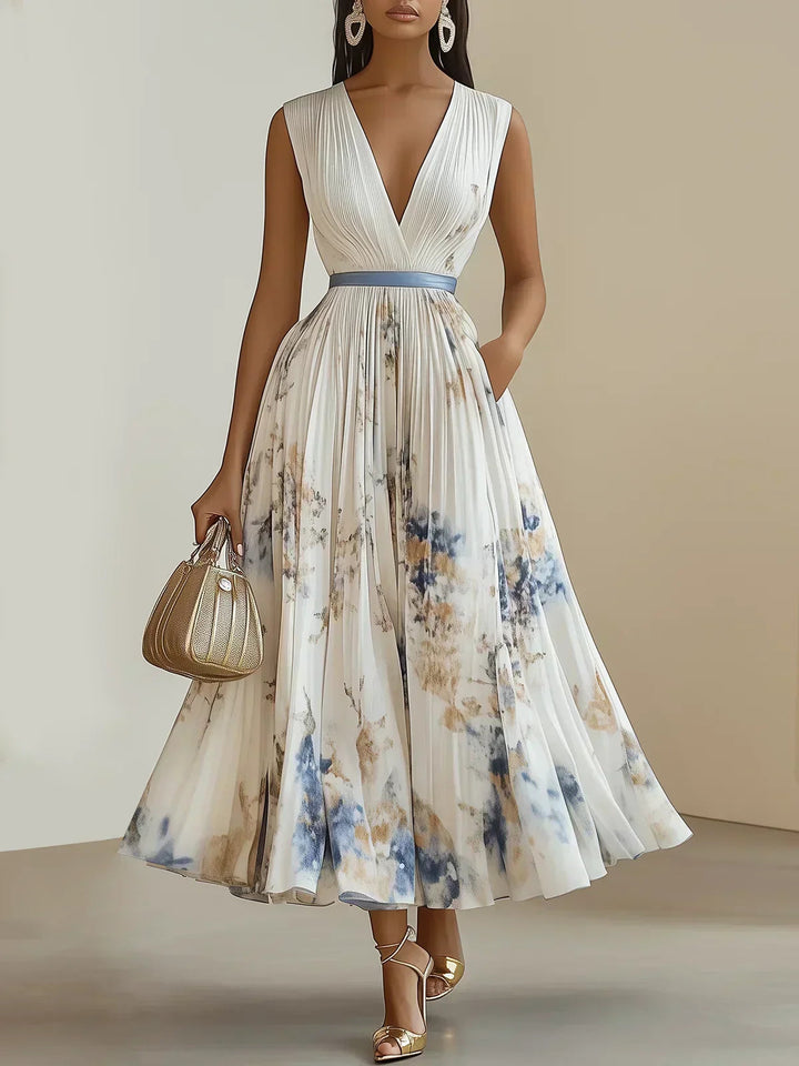 Luna | Elegant Wrap Design Womens Dress for Wedding Guests 0